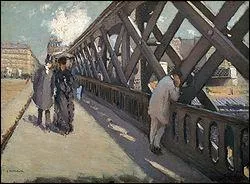 Which painter painted Paris's 'Pont de l'Europe'?