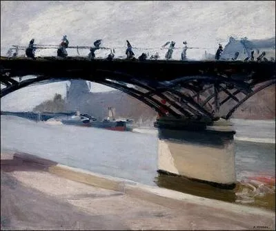 Which American painter painted Paris's 'Pont des Arts'?
