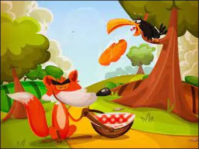 In which century did the fable "The Raven and the Fox" appear?