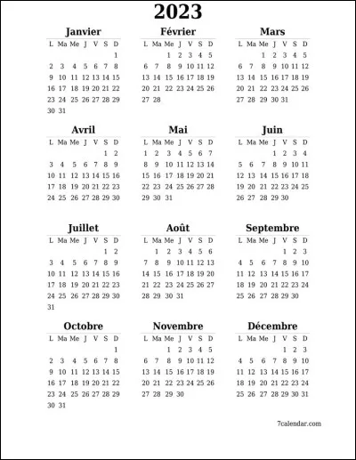 This event happens earlier in the year: