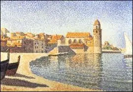 Which fishing port, home to many painters, was portrayed by Paul Signac?