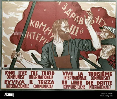 The Third International was born, but in what year?