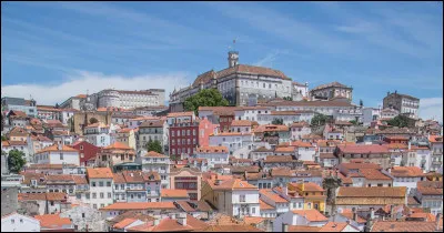 The city of Coimbra is located...