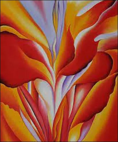 What did Georgia O'Keeffe often paint?