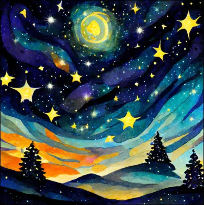 Who painted La Nuit etoilee?