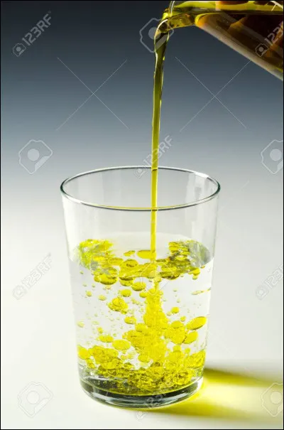 If we mix water and oil, we get a mixture...