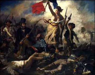 Who painted La Liberte guidant le peuple?