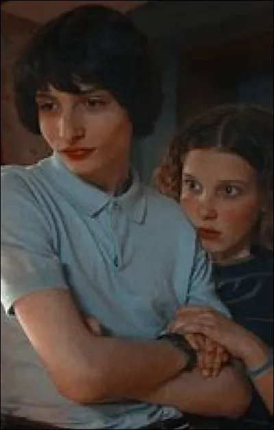 Mike kisses Eleven in the first season.