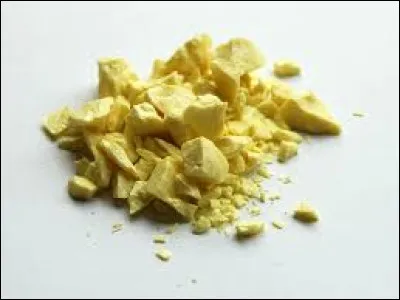 What is the chemical symbol for sulfur?