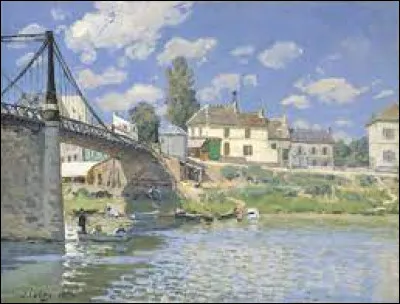 Who painted The Bridge at Villeneuve-la-Garenne?