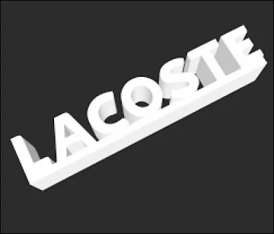 This is the mascot of the Lacoste brand.