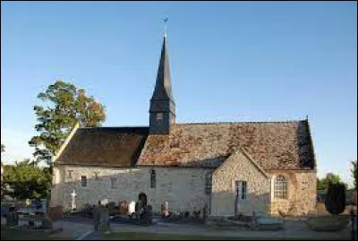 This is the church of Saint-Germain, in Fourches. A Calvados village, it is located in the ...
