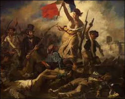 Who painted La Liberte guidant le peuple?