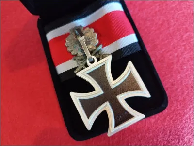 What was the name of the German bravery cross that Hitler wore?