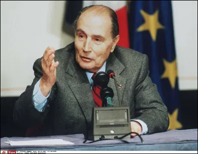 When was Francois Mitterrand elected president?