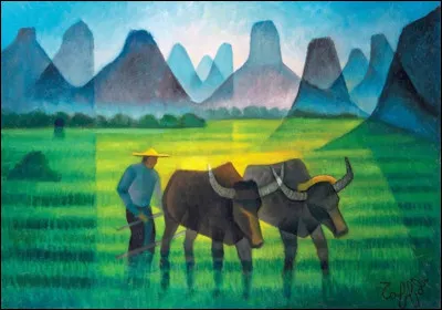 What is the name of the female buffalo?