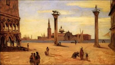 Which painter painted 'Venise, la piazzetta'?