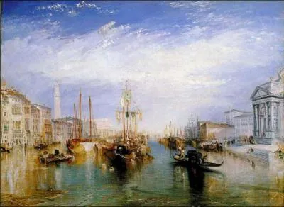 Which English painter painted 'The Grand Canal'?