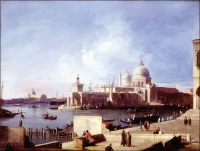 Which painter born in Venice painted 'View of the Salute on the Grand Canal'?
