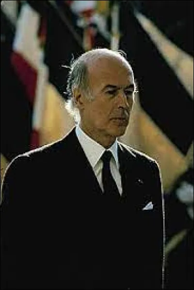 Valery Giscard d'Estaing was elected President of the French Republic.It was :
