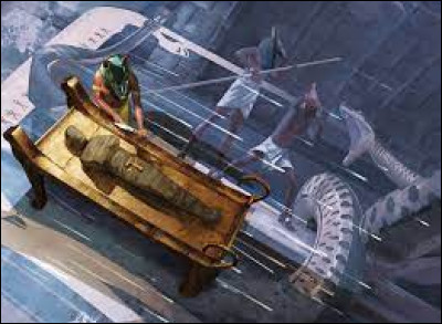 In this pharaoh's tomb was discovered a fabulous dagger made from a meteorite. Who is it for?