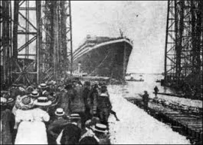 On what day was the Titanic launched?