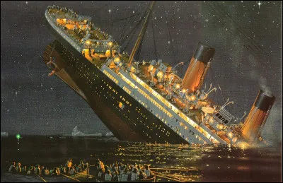 What caused the Titanic to sink?