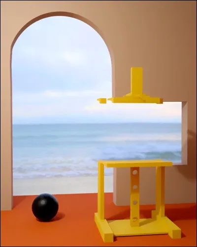 Who is the author of this painting entitled: ''La condition humaine''