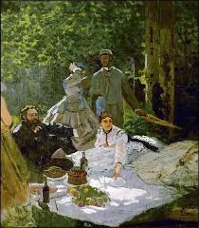 This painting Le Dejeuner sur l'herbe was painted by ...