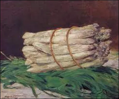 A bunch of asparagus is a painting by / d' ...