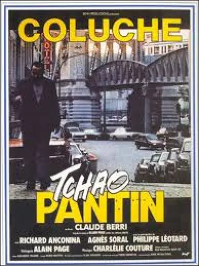 During which decade was the film Tchao Pantin with Coluche released?