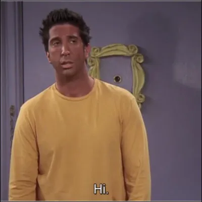 Very easy, how does Ross count when he goes to the tanning salon?