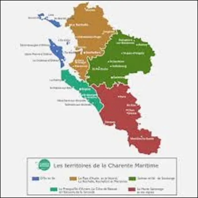 Which of the three towns listed below is the capital of Charente-Maritime?