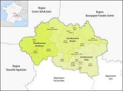 Could you name the prefecture of the Allier department?