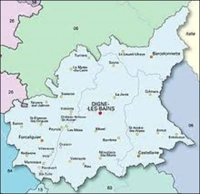 In Alpes-de-Haute-Provence, what is the name of the prefecture?