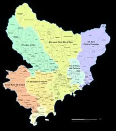 Which of the three towns listed below is the prefecture of the Alpes-Maritimes?