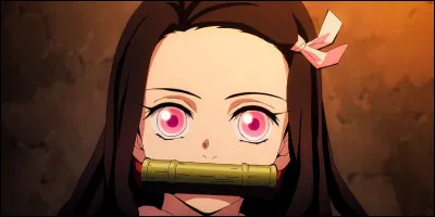 Does Nezuko have a bamboo in her mouth?