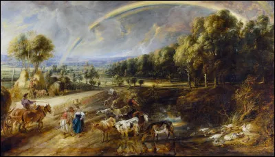 Landscape with rainbow was painted by :