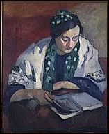 Which Fauvist painter created 'La liseuse au bonnet vert'?