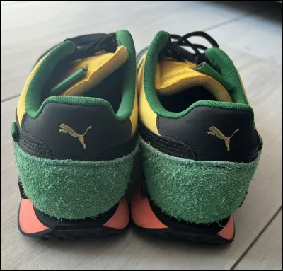 What brand are these green sneakers?