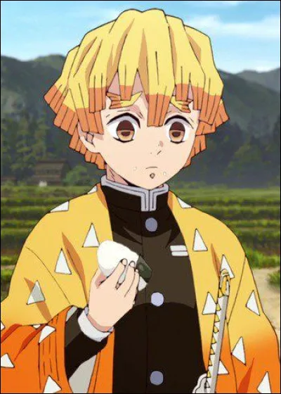 Why does Zenitsu have blond hair?