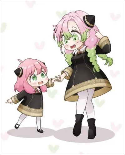 One of the characters has pink hair in: