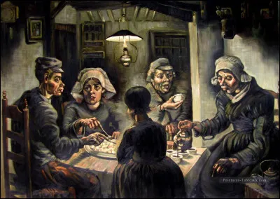 Who is the artist behind the painting Potato Eaters?