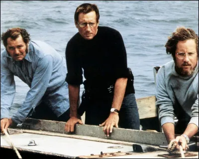 Who plays Quint in the film "Jaws"?