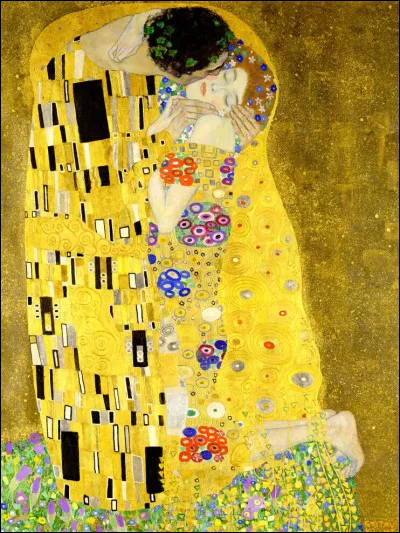 What is the name of the painter to whom we owe The Kiss?