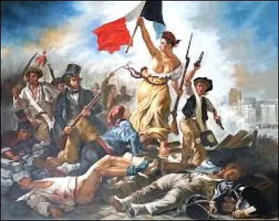 Was La Liberte guidant le peuple painted by Eugene Delacroix during the 18th century?