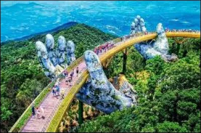 In which Vietnamese city is the Golden Bridge located?