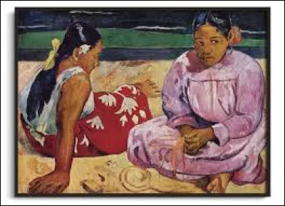 Who painted the painting entitled Femmes de Tahiti?