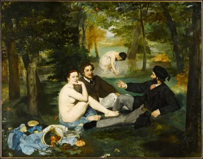 Who painted the painting entitled Le Dejeuner sur l'herbe?