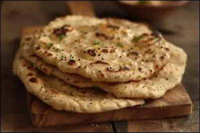 Naan is the traditional Indian bread.